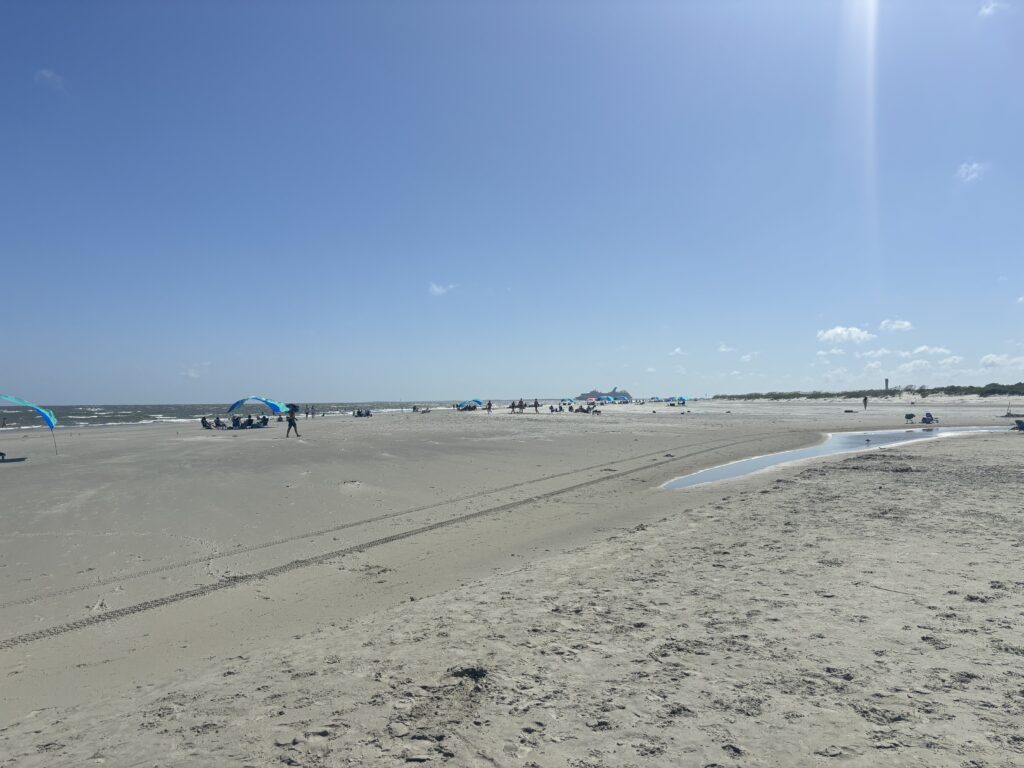 The beach at Sullivan's Island South Carolina.